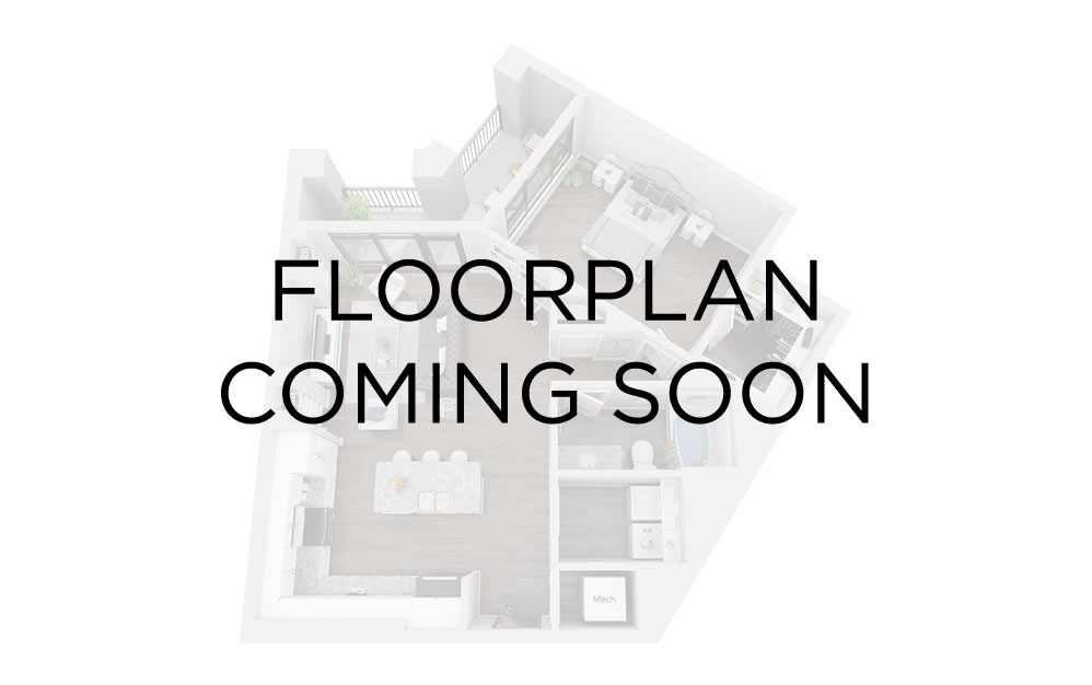 A5 - 1 bedroom floorplan layout with 1 bathroom and 905 square feet A5 - 1 bedroom floorplan layout with 1 bathroom and 905 square feet